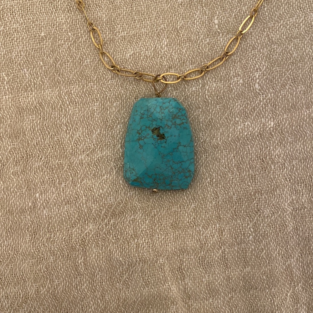 Long Turquoise necklace